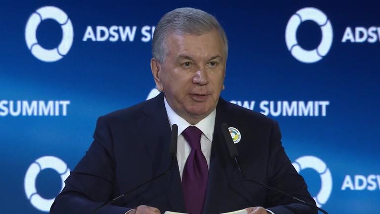 2025 - ADSW - Summit - 14th - 03 - Uzbekistan Green Energy and Innovation Hub on the Ancient Silk Road - HE Shavkat Mirziyoyev