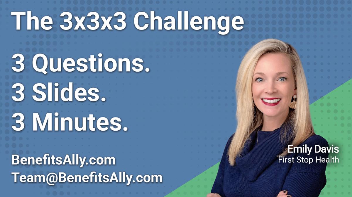 First Stop Health - 3x3x3 Challenge with Emily Davis
