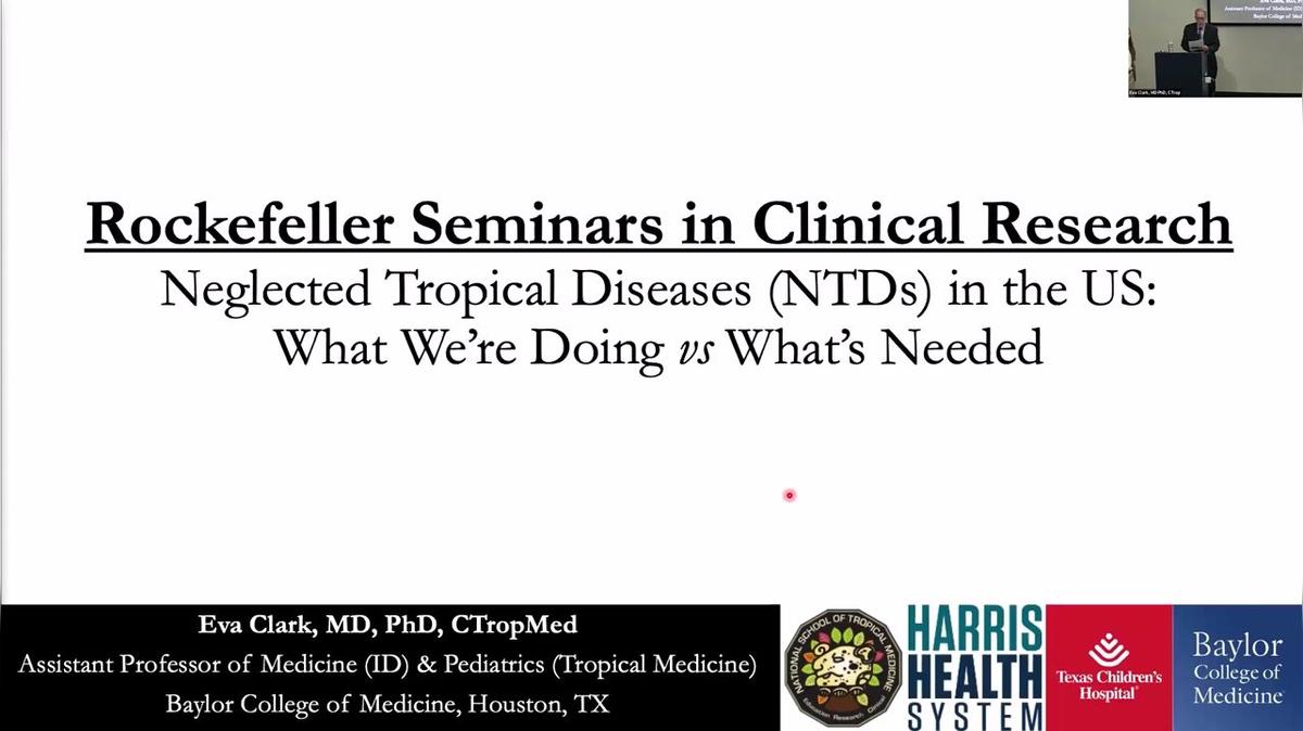 Neglected Tropical Diseases in the US:  What We’re Doing vs What's Needed