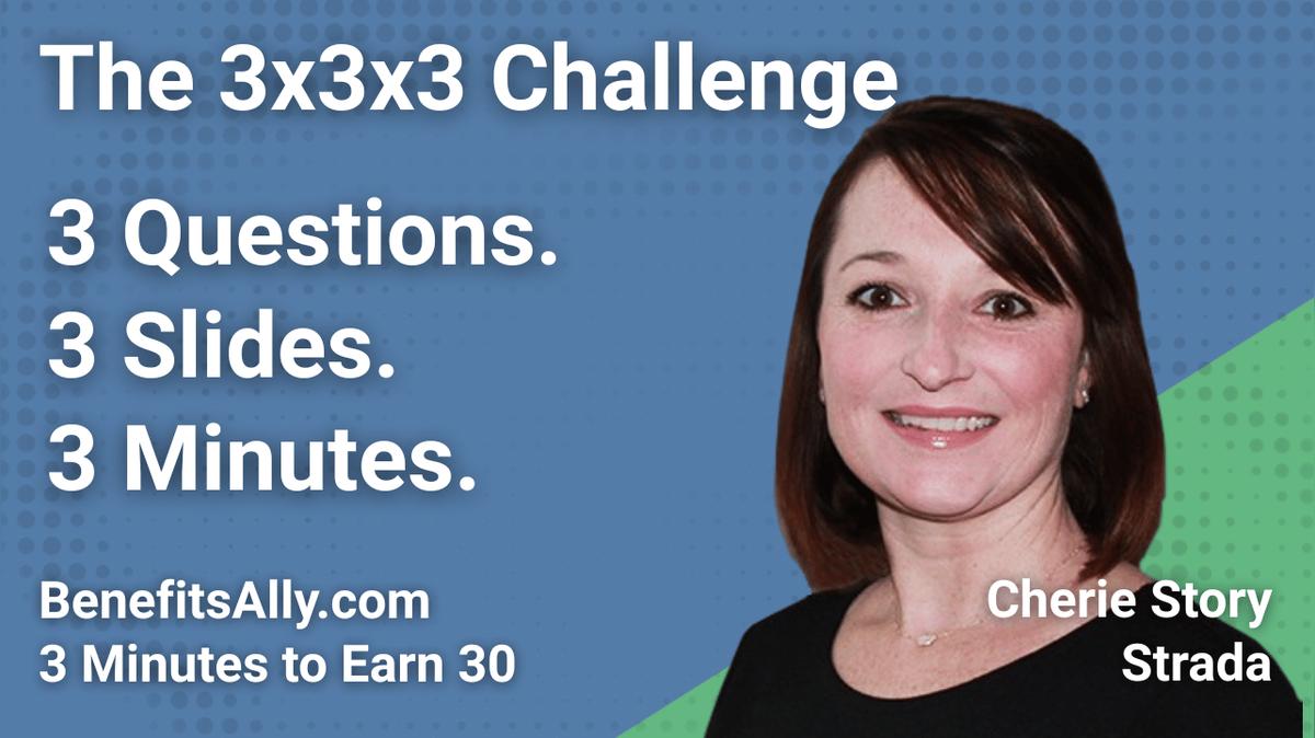 Strada - 3x3x3 Challenge with Cherie Story