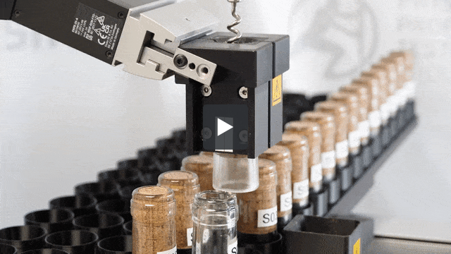 Automated cork extraction force tester | PPT Group UK Ltd t/a Mecmesin
