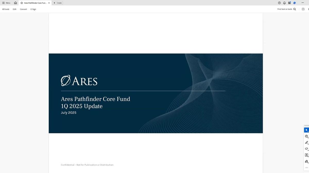 Ares Pathfinder Core Fund | 1Q 2025 Update Call