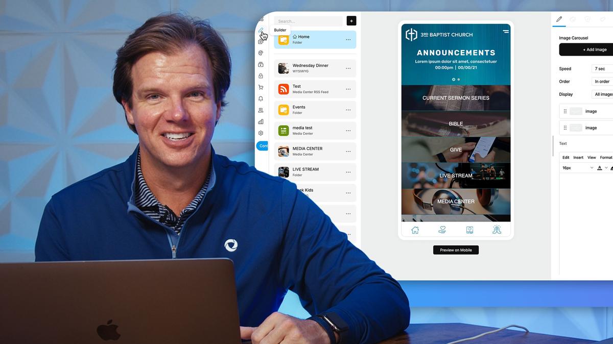 Church Apps Demo | Drew at SecureGive