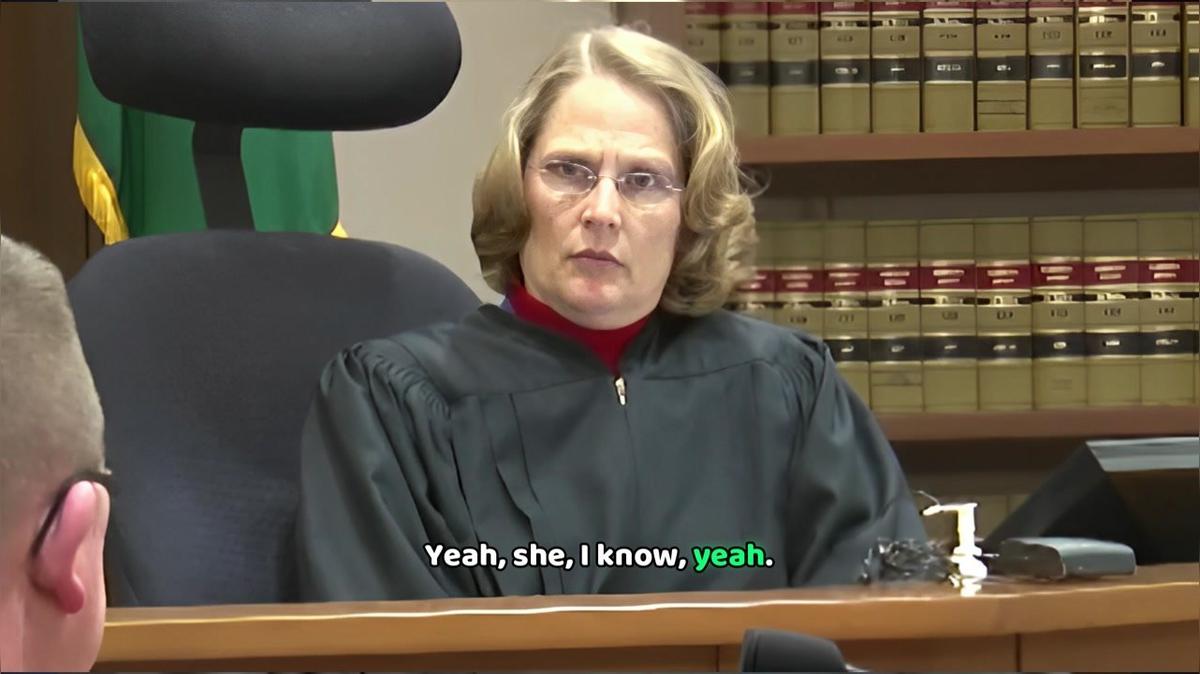 Look of Lies : Judge Knows He Is Lying