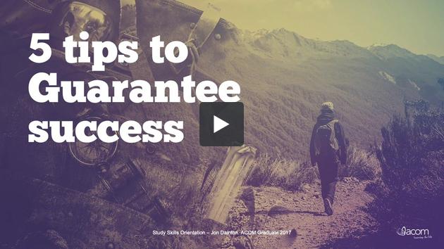5 tips to guarantee success at ACOM