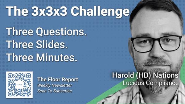 Lucidus Compliance - 3x3x3 Challenge With Harold Nations