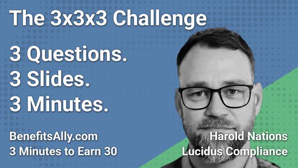 Lucidus Compliance - 3x3x3 Challenge With Harold Nations