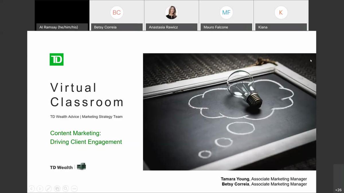 Advisor Virtual Classroom |  Engaging Your Audience through Content