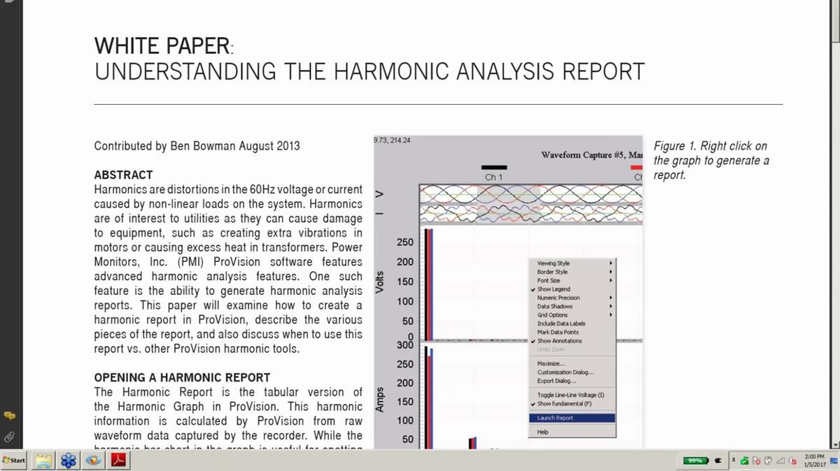 Ask a Pro: Understanding the Harmonic Analysis Report