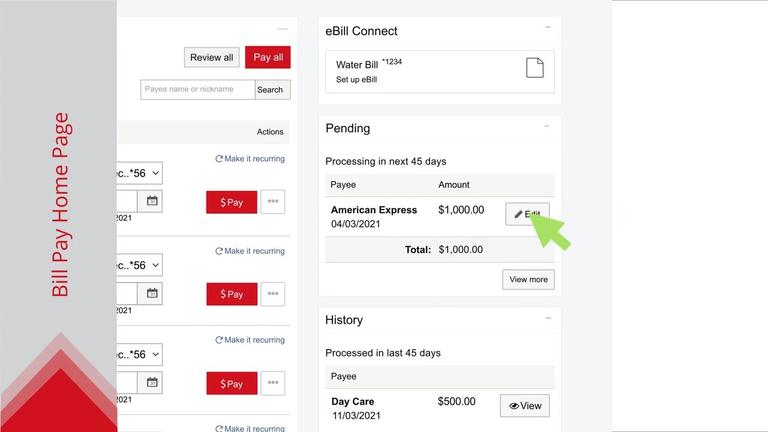 Cancelling a Pending Payment