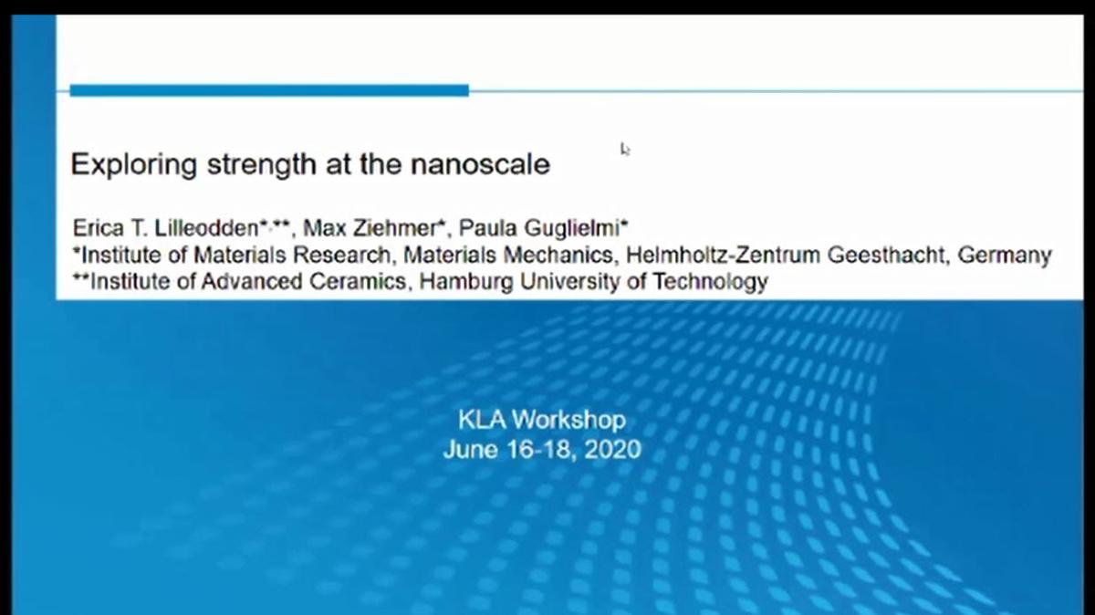 Dr. Erica Lilleodden: Exploring Strength at the Nanoscale