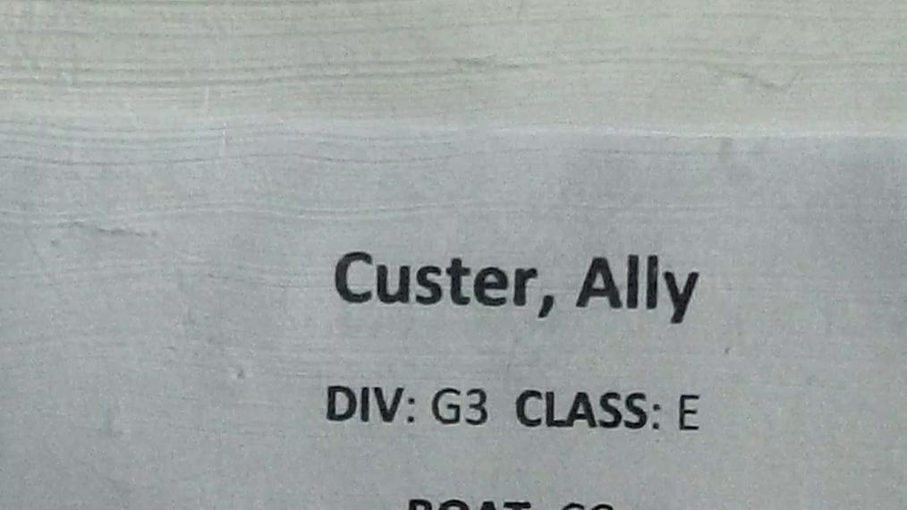 Ally Custer G3 Round 1 Pass 2