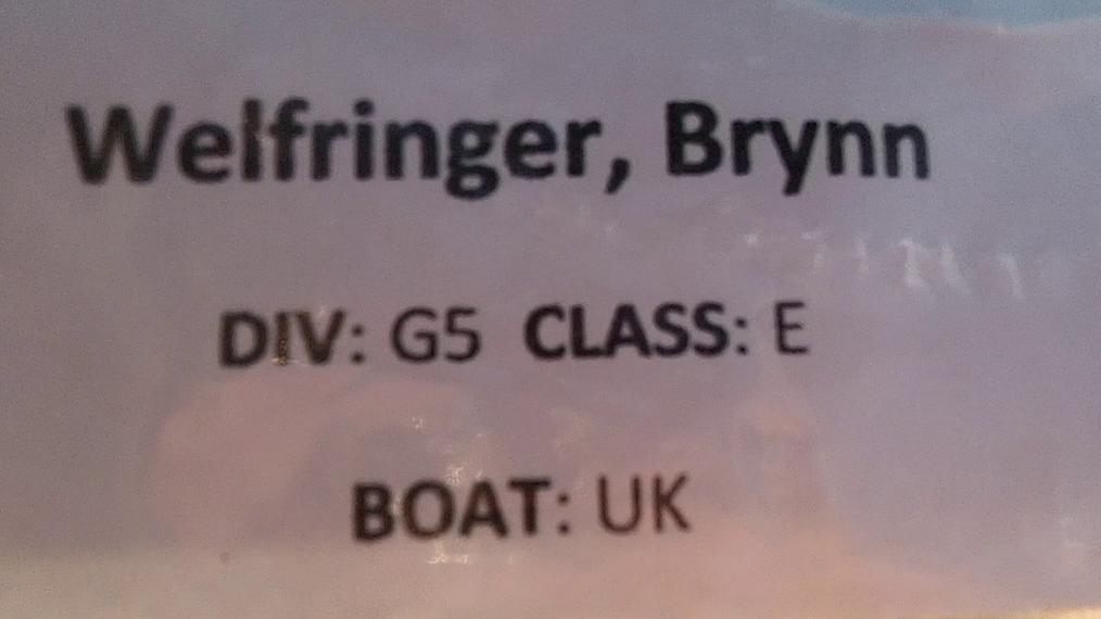 Brynn Welfringer G5 Round 1 Pass 1