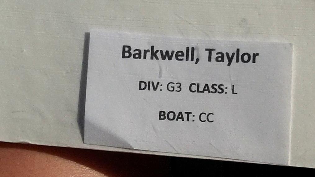 Taylor Barkwell G3 Round 1 Pass 2
