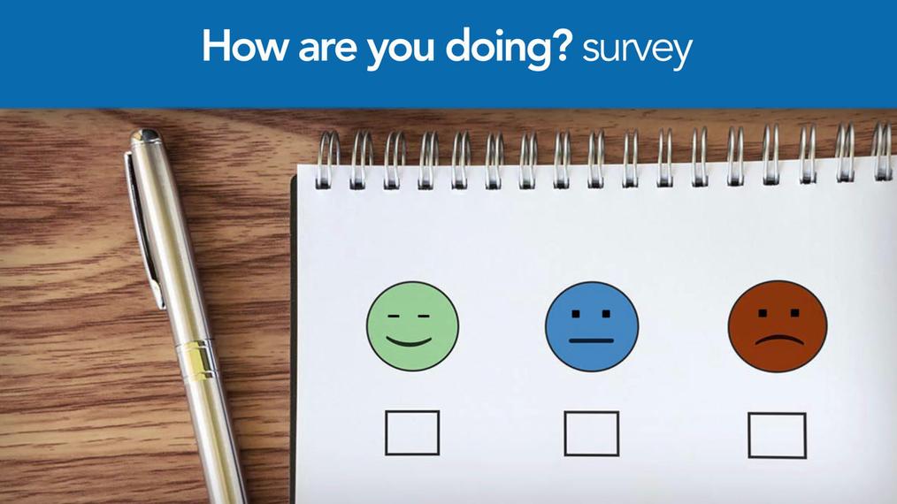 How are you doing survey