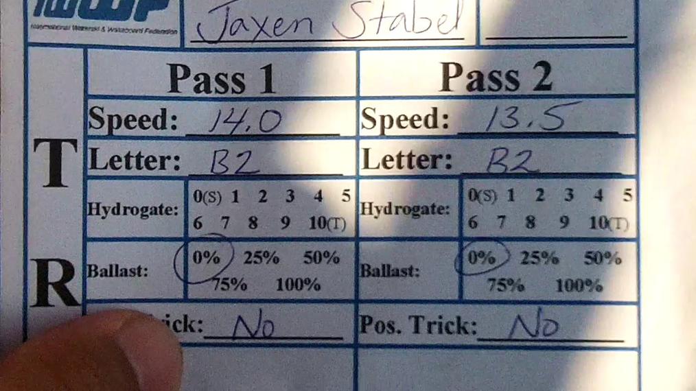 Jaxen Stabel B1 Round 1 Pass 1