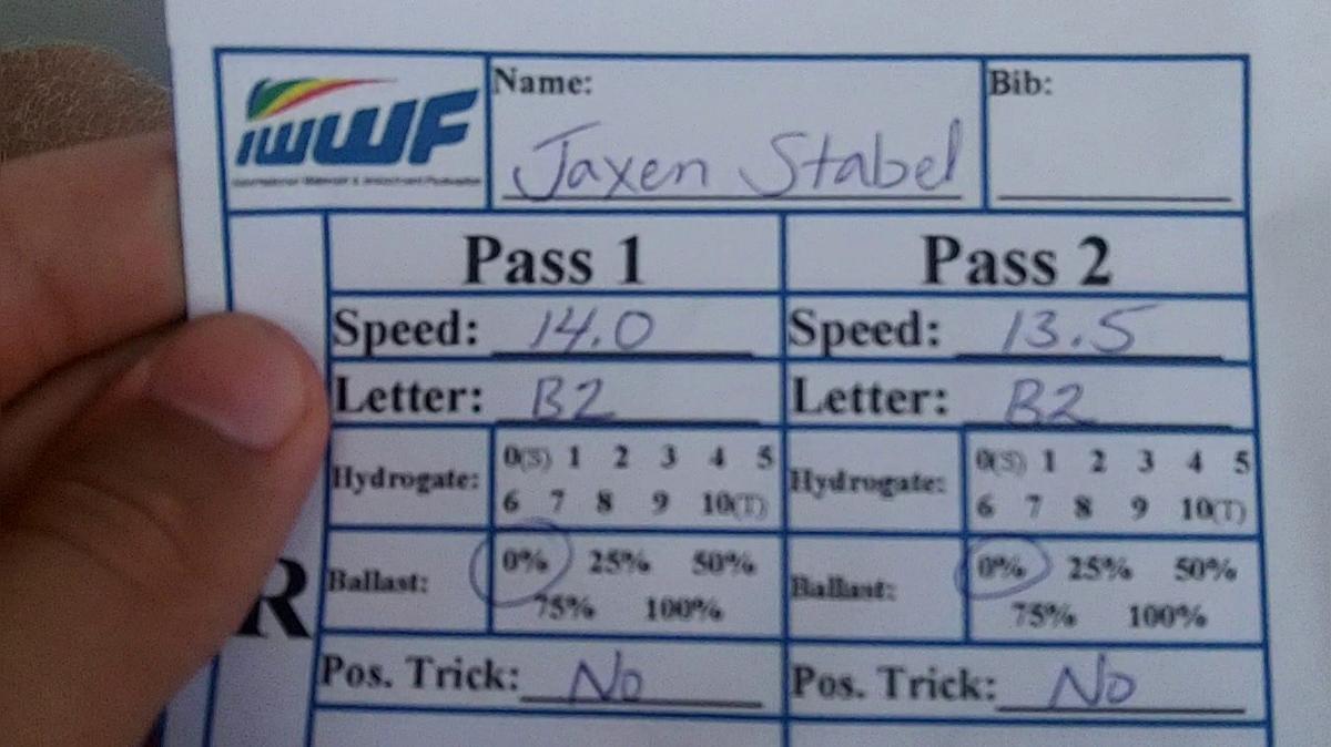Jaxen Stabel B1 Round 1 Pass 1