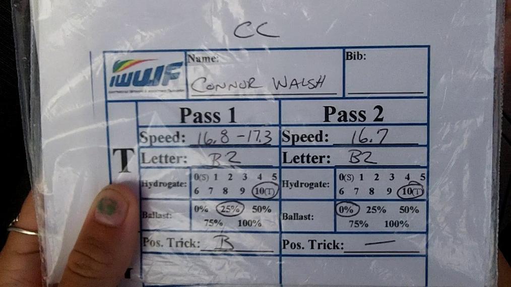 Connor Walsh B4 Round 1 Pass 1