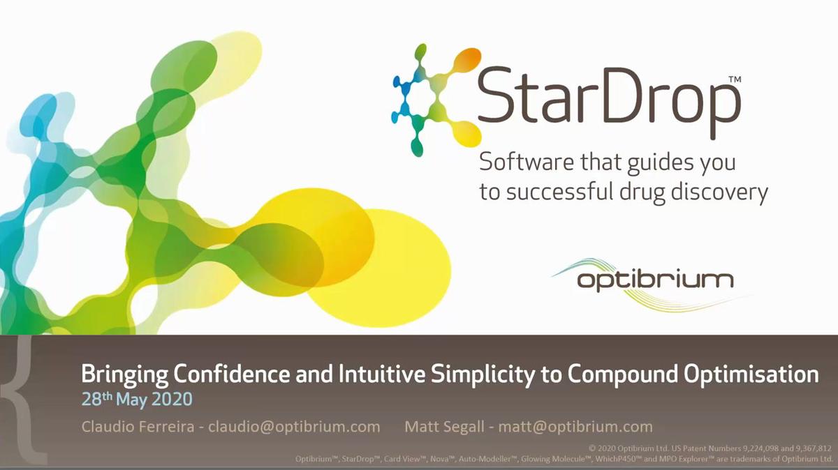 Webinar - StarDrop Introduction and Demo