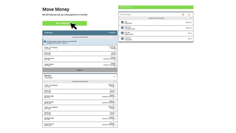 CSIOBB06 - Move Money: Person-To-Person Transfers