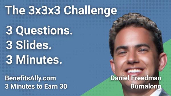 Burnalong - 3x3x3 Challenge with Daniel Freedman