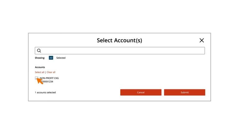 Allowed Actions: Accounts