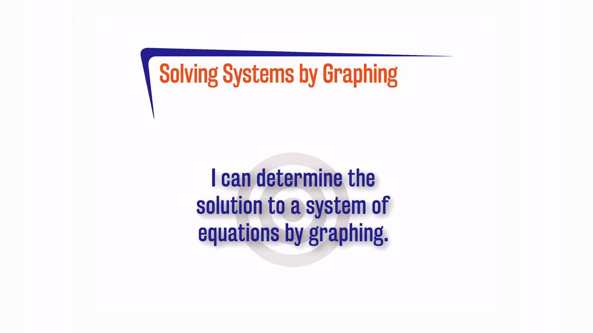 FL A.4.2 Solving Systems by Graphing