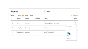 4.4.1COB12 - Editing & Deleting a Report