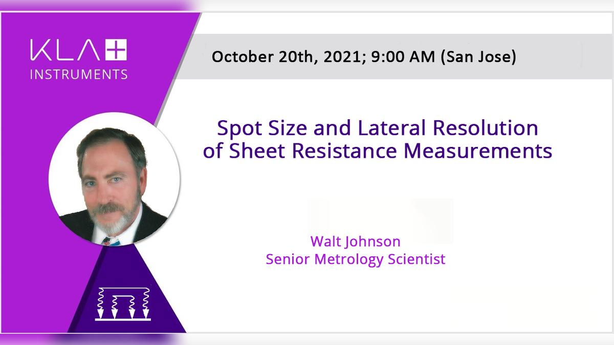 Spot Size and Lateral Resolution of Sheet Resistance Measurements
