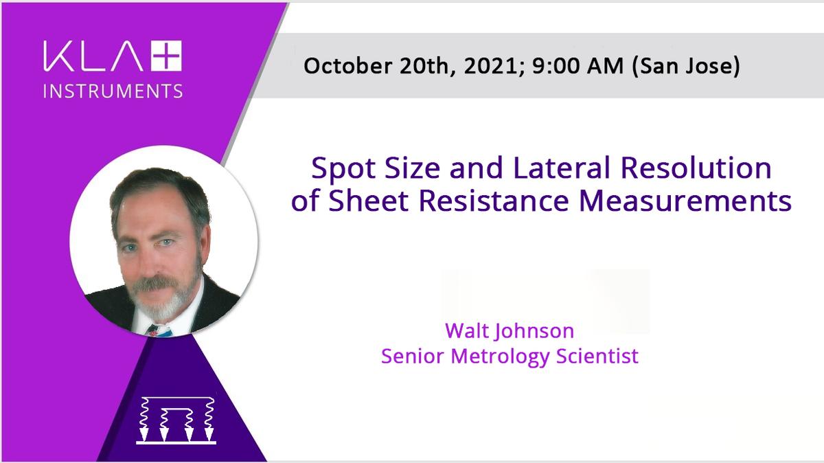 Spot Size and Lateral Resolution of Sheet Resistance Measurements