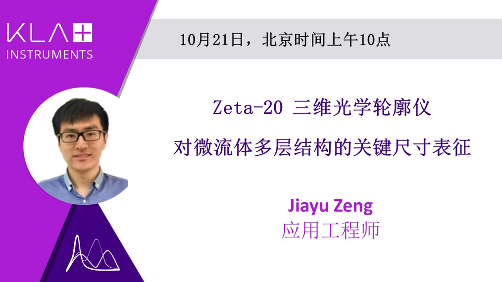 Zeta-20 三维光学轮廓仪对微流体多层结构的关键尺寸表征
