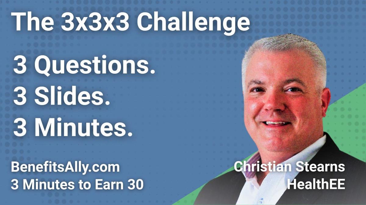 HealthEE - 3x3x3 Challenge with Christian Stearns