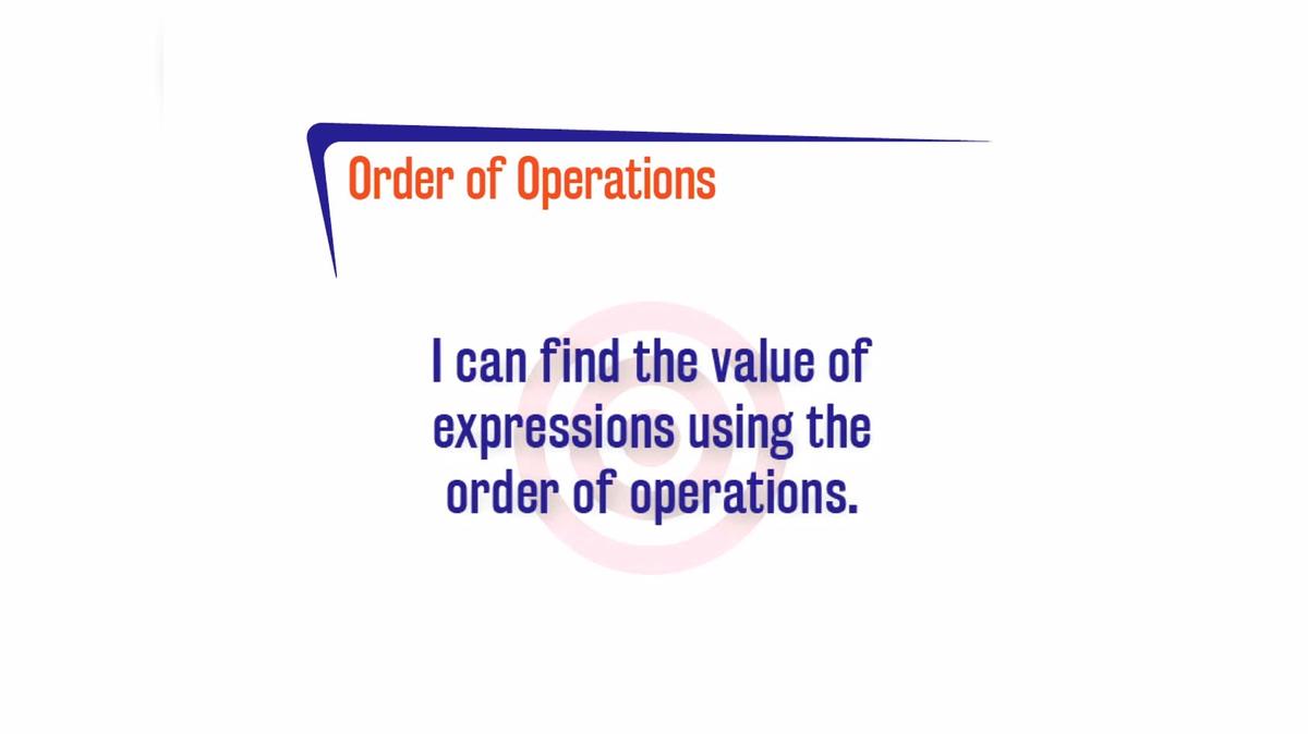 FL 3.2.3 Order of Operations
