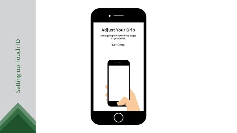 Apple Touch ID Setup