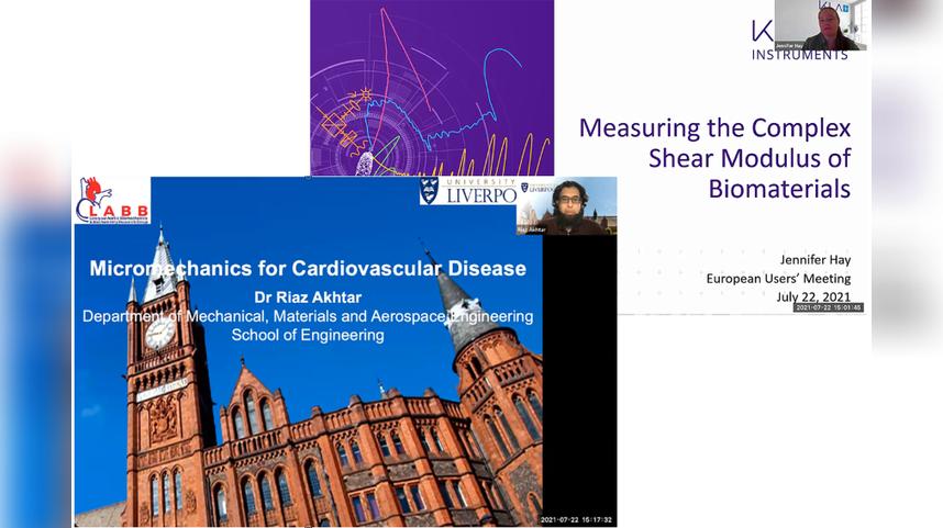 Measuring the Complex Shear Modulus of Biomaterials AND Micromechanics for Cardiovascular Disease