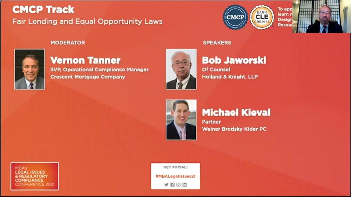 Tuesday Track 1: CMCP Fair Lending and Equal Opportunity Laws