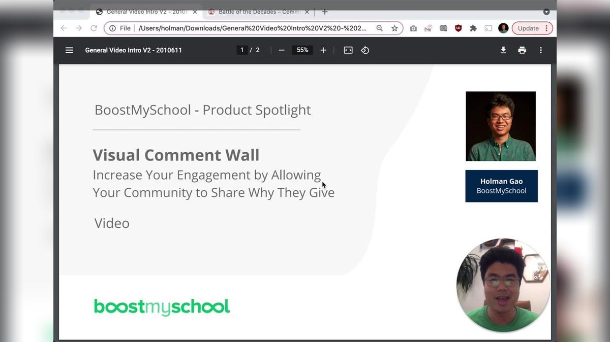 Product Spotlight - Visual Comment Wall
