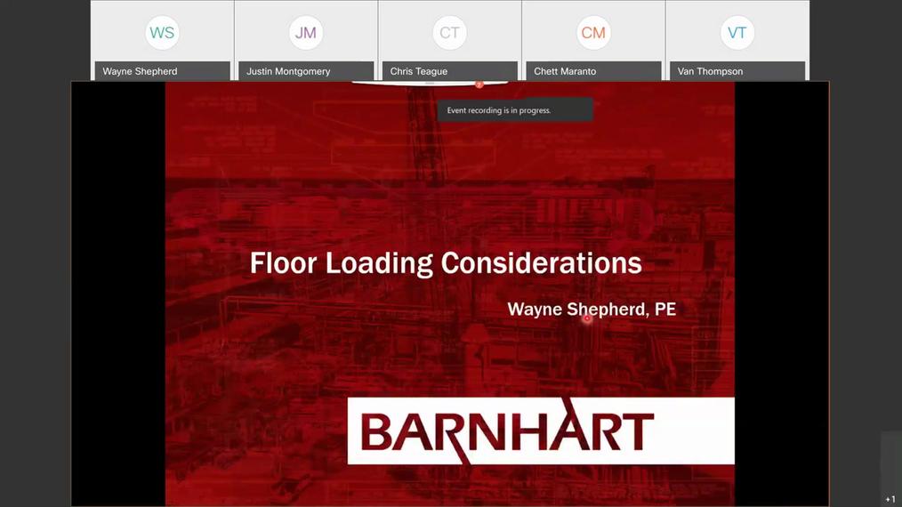 Floor Loading Considerations - Webinar (2021)