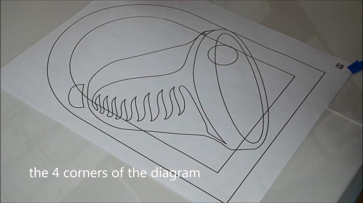 trace out  a bell and arch for a vinyl cut