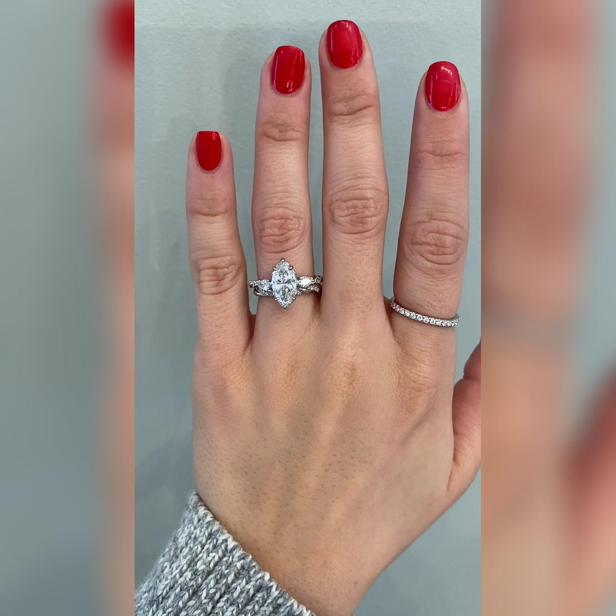 Marcellina - Marquise Wedding Band Pairings
