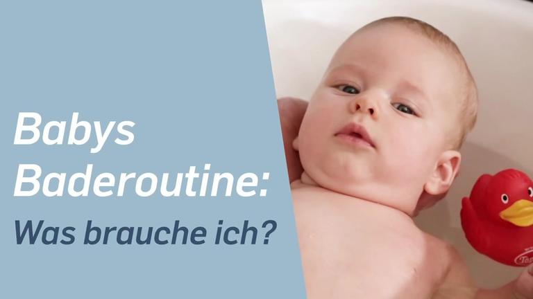 Babys Baderoutine: Was brauche ich?