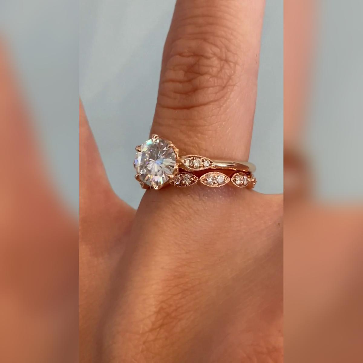Rosanne Wedding Band Pairings