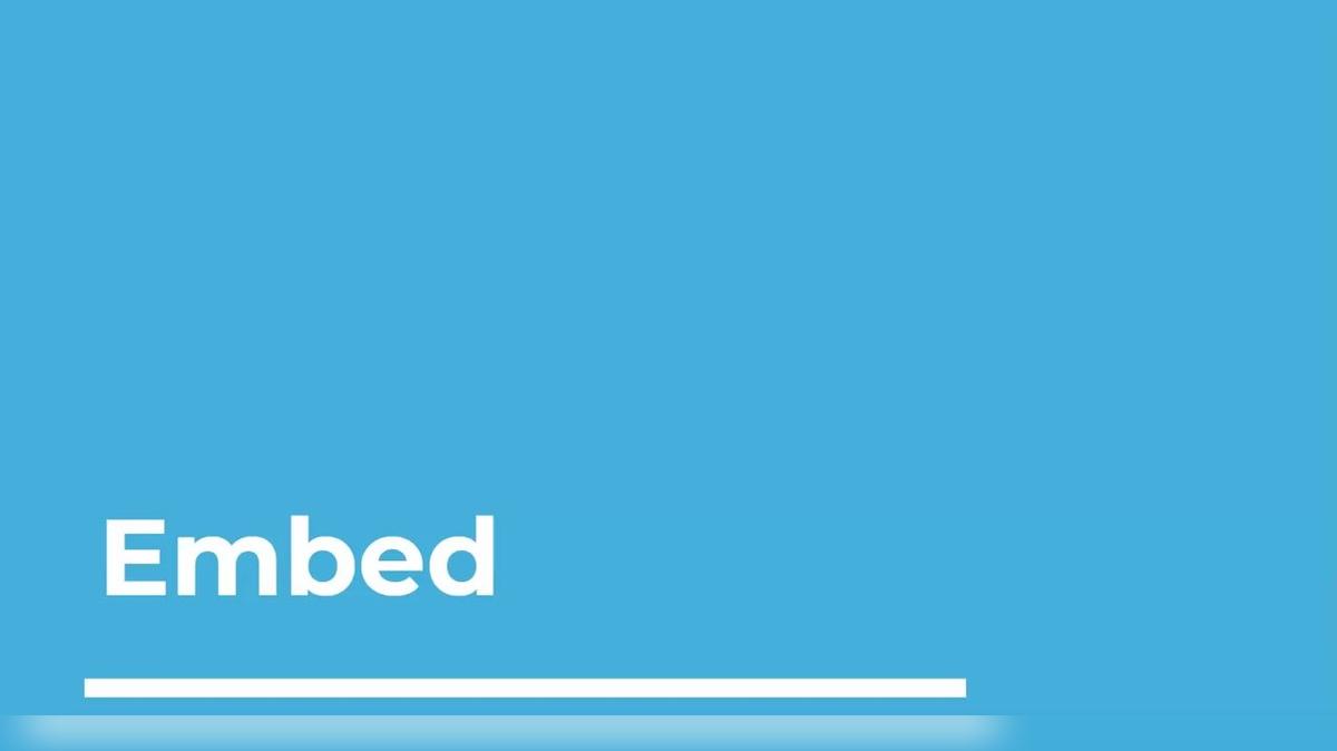 9. Embed