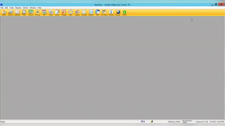 Checkin-Established Patient- Unapplied Payment-Nextgen, Practice Management
