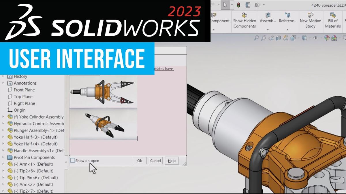 SOLIDWORKS 2023 Top Enhancements in User Interface