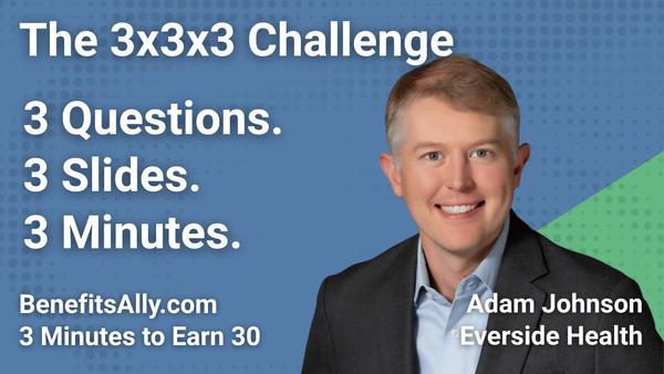 Everside Health - 3x3x3 Challenge with Adam Johnson