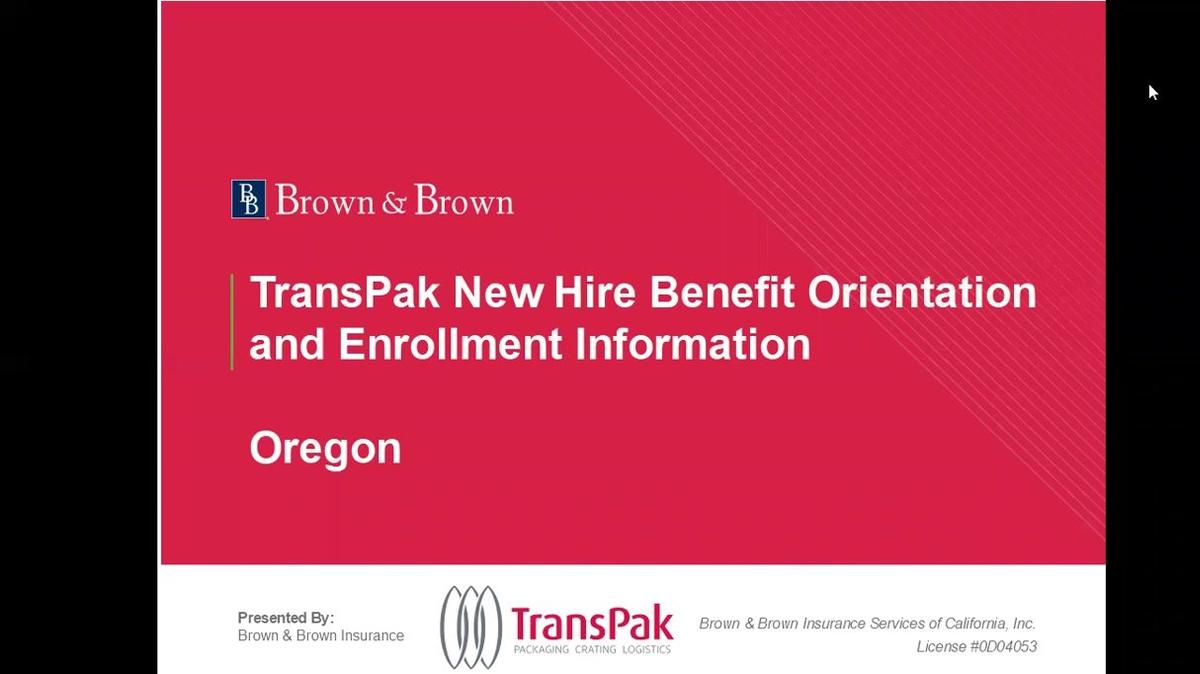 Oregon Recording English