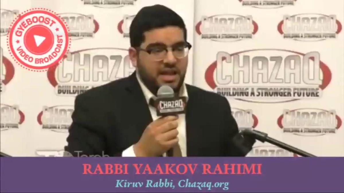 # - Rabbi Yaakov Rahimi - Solo hazlo