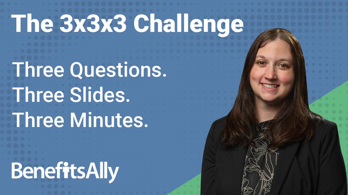 SentryHealth - 3x3x3 Challenge with Colleen Hekkanen