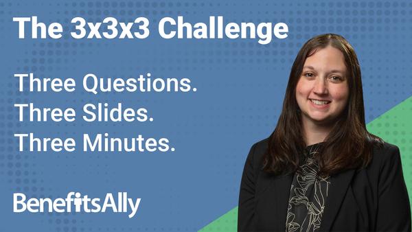SentryHealth - 3x3x3 Challenge with Colleen Hekkanen